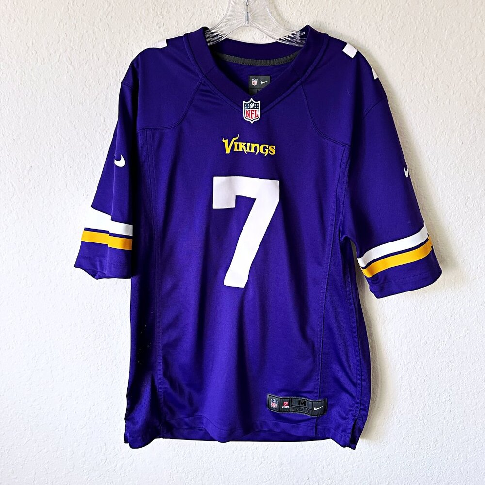 Case Keenum 2017 MINNESOTA VIKINGS Quarterback Nike On Field Jersey M Men's